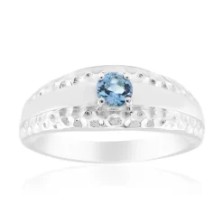 Mosambik-Aquamarin-Silberring (Pallanova)