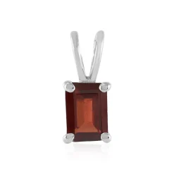 Mosambik-Granat-Silberanhänger