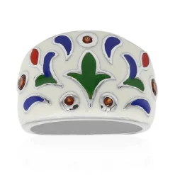 Mosambik-Granat-Silberring (TPC)