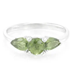 Mosambik-Saphir-Silberring