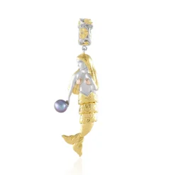 Mystik-Süßwasserzuchtperlen-Silberanhänger (Gems en Vogue)