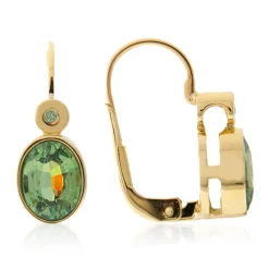 Namibia-Demantoid-Goldohrringe (CUSTODANA)