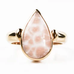 Natrolith-Silberring