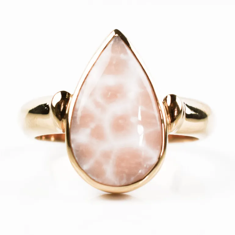 Natrolith-Silberring