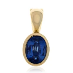 Nepalesischer Kyanit-Goldanhänger (CUSTODANA)