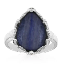 Nepalesischer Kyanit-Silberring (Annette classic)