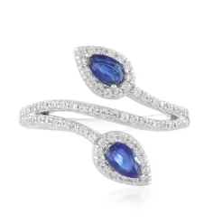 Nepalesischer Kyanit-Silberring