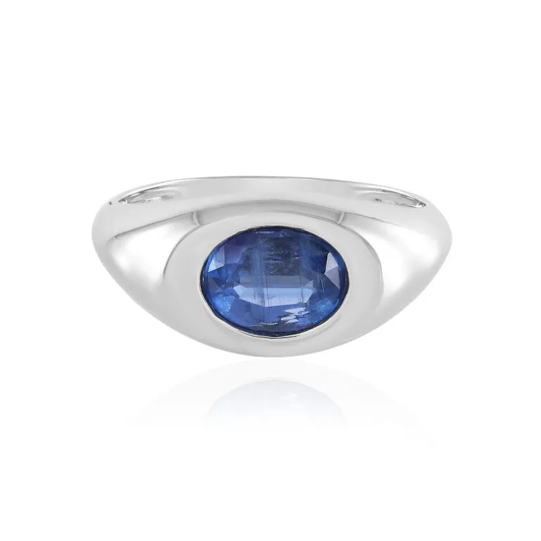 Nepalesischer Kyanit-Silberring