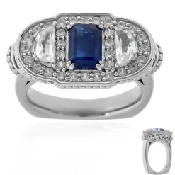 Nepalesischer Kyanit-Silberring (Dallas Prince Designs)