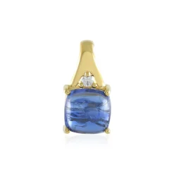 Nepalesischer Kyanit-Silberanhänger