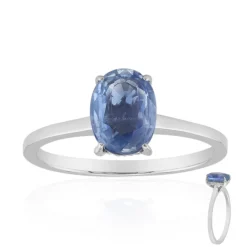 Nepalesischer Kyanit-Silberring