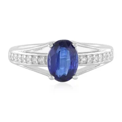 Nepalesischer Kyanit-Silberring