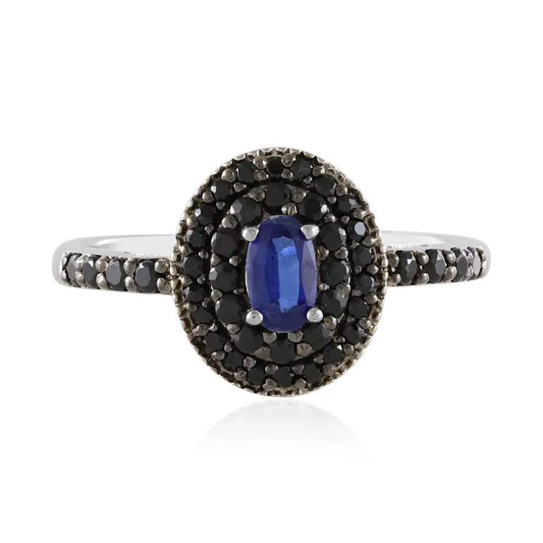 Nepalesischer Kyanit-Silberring