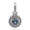 Nicht erhitzter Tansanit-Silberanhänger (Pallanova)