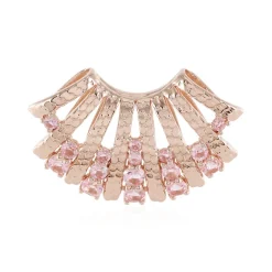 Nigerianischer Pinkfarbener Turmalin-Silberanhänger (SAELOCANA)