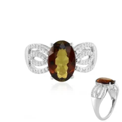 Nigerianischer Turmalin-Goldring (AMAYANI)