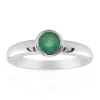 Nova Era-Smaragd-Silberring