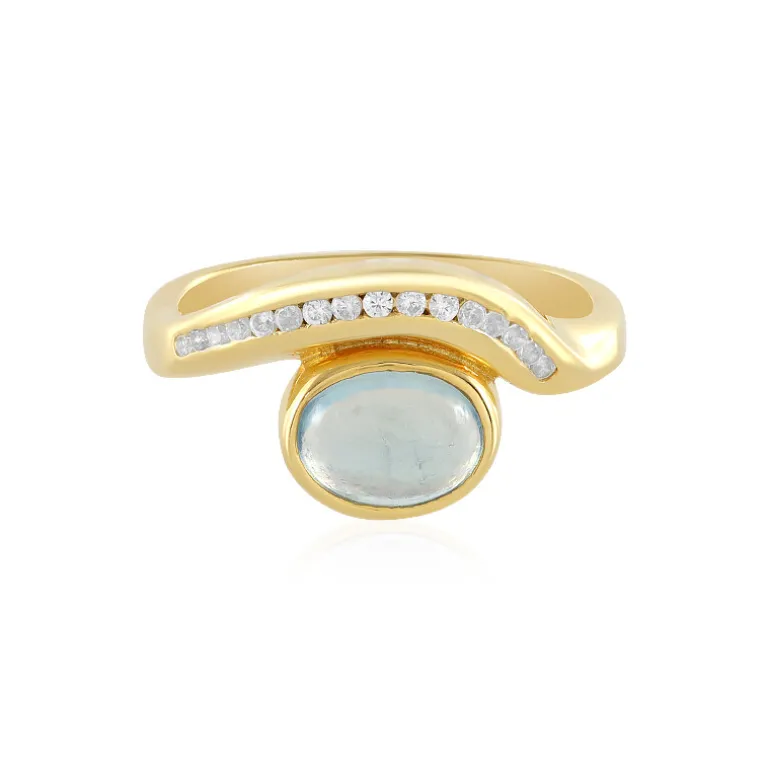 Ofiki-Aquamarin-Silberring