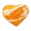 Oranger Kalzit-Herz (Lapis Vitalis)- 1.165 ct