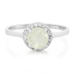 Orthoklas-Silberring