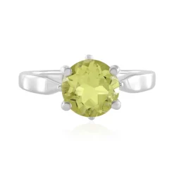 Ouro Verde-Quarz-Silberring