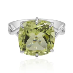 Ouro Verde-Quarz-Silberring (Tenner Diniz)