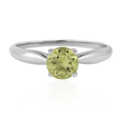 Ouro Verde-Quarz-Silberring