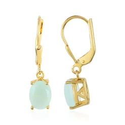 Paraiba-Opal-Silberohrringe