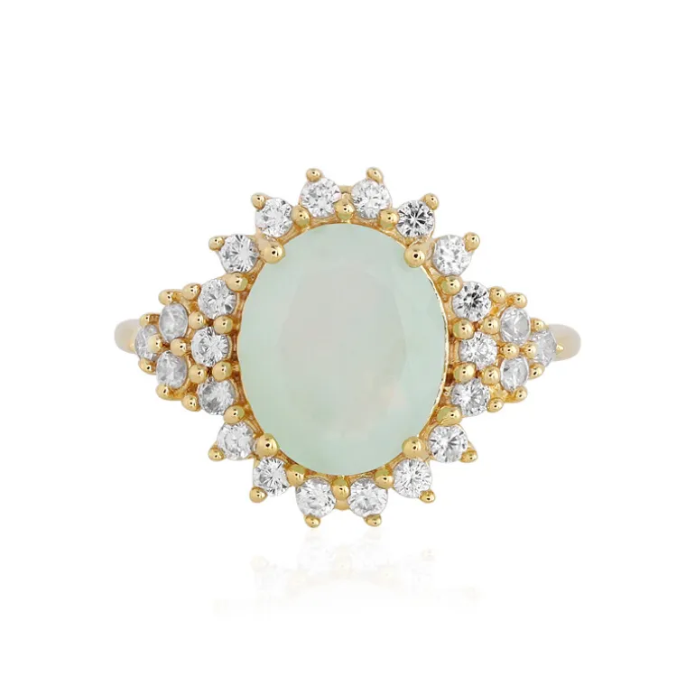 Paraiba-Opal-Silberring