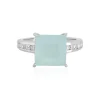 Paraiba-Opal-Silberring