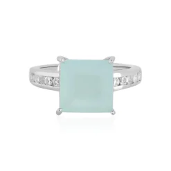 Paraiba-Opal-Silberring