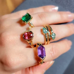 Paraiba-Turmalin-Goldring (CUSTODANA)