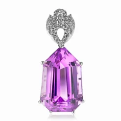 Patroke-Kunzit-Goldanhänger (AMAYANI)