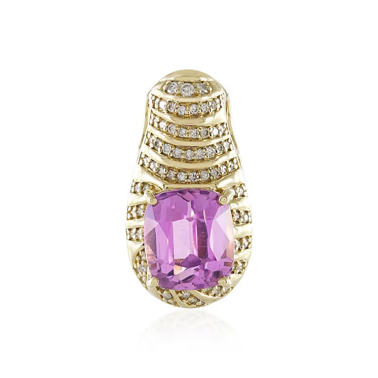 Patroke-Kunzit-Goldanhänger (de Melo)