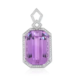 Patroke-Kunzit-Goldanhänger (AMAYANI)