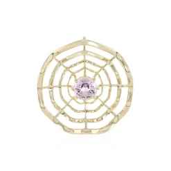 Patroke-Kunzit-Goldanhänger (SAELOCANA)