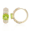 Peridot-Goldohrringe (SUHANA)