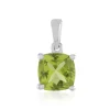 Peridot-Silberanhänger