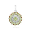 Peridot-Silberanhänger