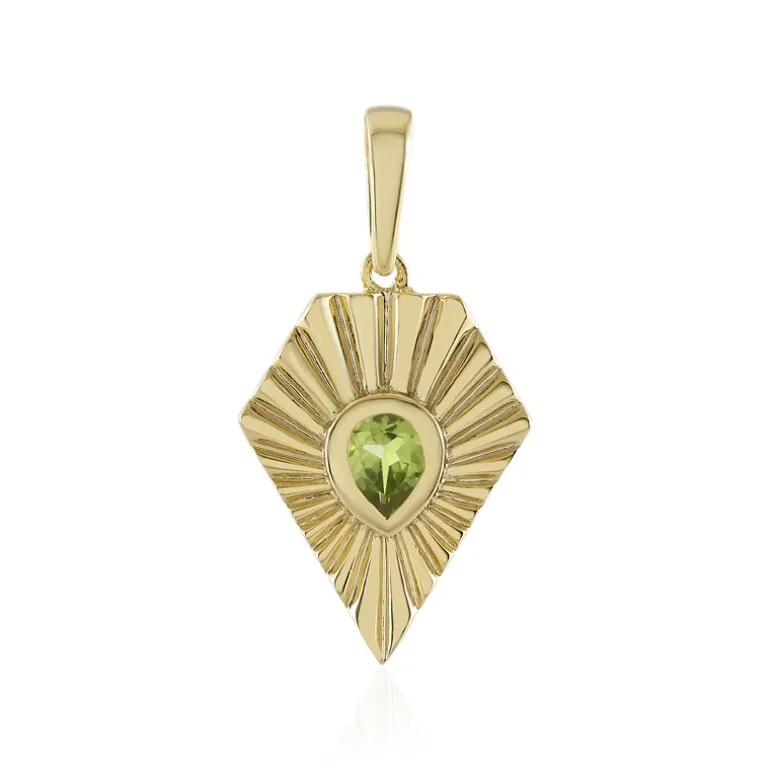 Peridot-Silberanhänger