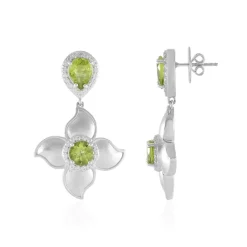 Peridot-Silberohrringe (Dallas Prince Designs)
