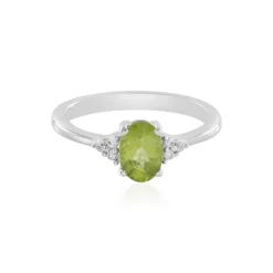 Peridot-Silberring