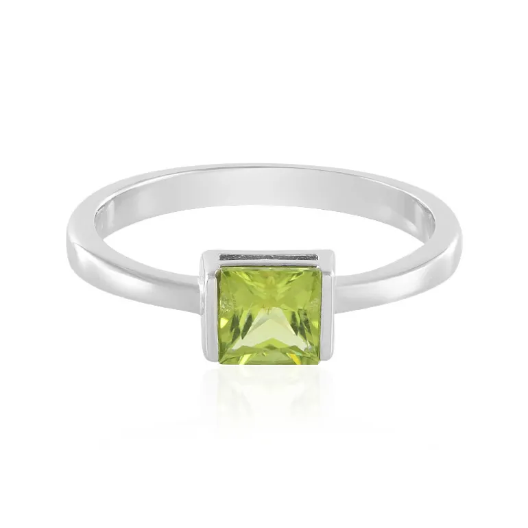 Peridot-Silberring
