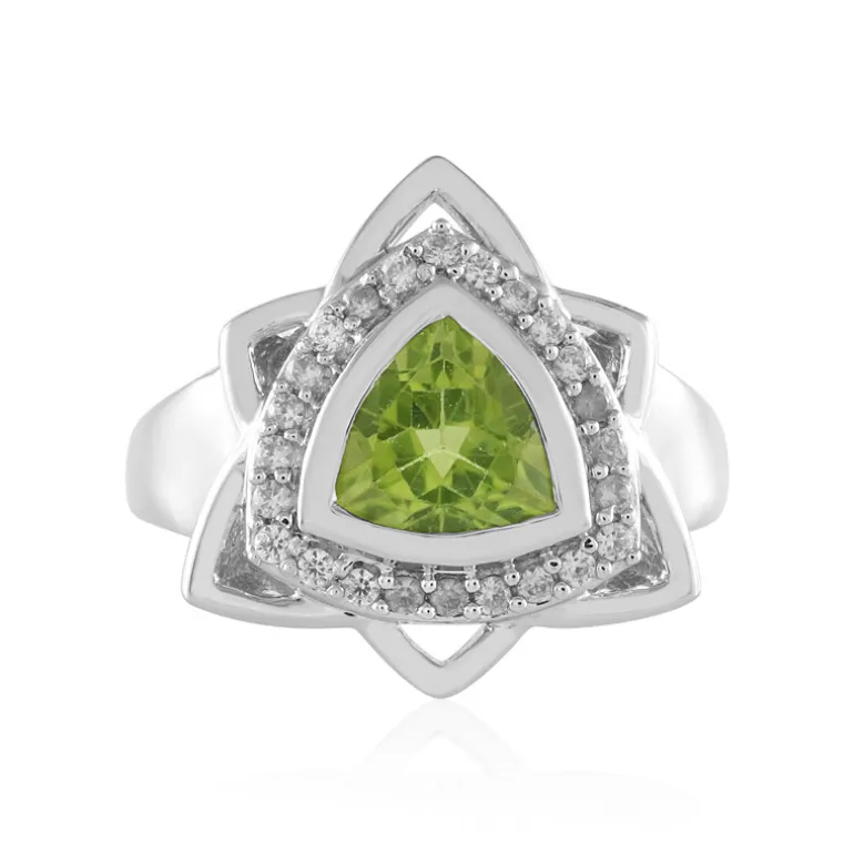 Peridot-Silberring