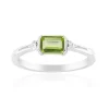 Peridot-Silberring