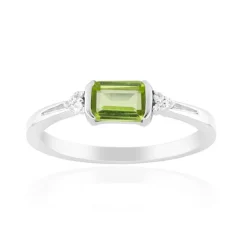 Peridot-Silberring