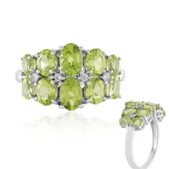 Peridot-Silberring