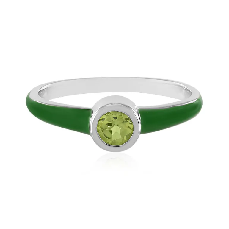 Peridot-Silberring