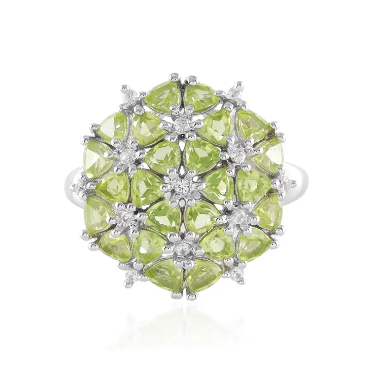 Peridot-Silberring