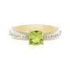 Peridot-Silberring
